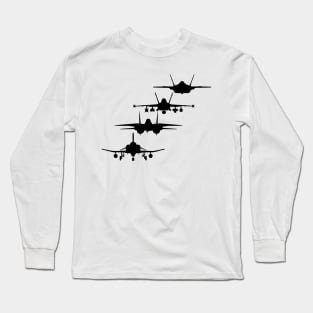 Navy Fighter Jets Long Sleeve T-Shirt